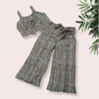 Kids Fashionable Sleeve Less Co-Ord Set