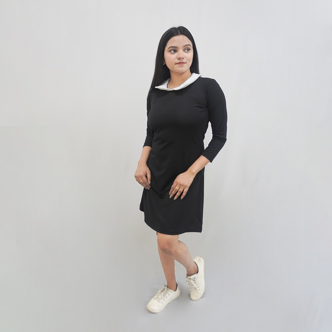 Classic Midi Dress For Women's