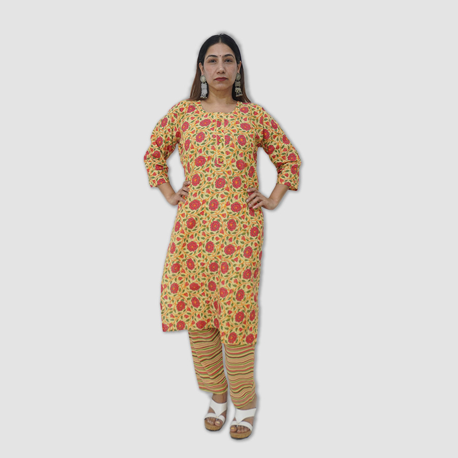 Women's Attractive Ethnic Kurti Set