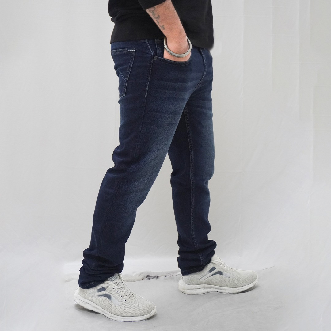 Soft Denim Casual Jeans For Men's