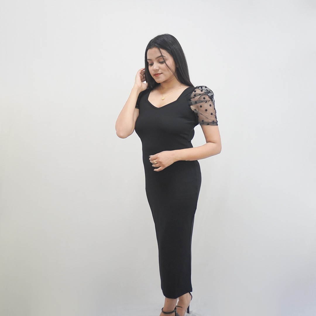 Western Stylish Flare Dress For Women's