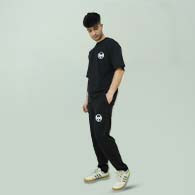 Black Half Sleeve Co-Ord Set For Men