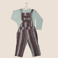 kids Dungaree with Full Sleeve Top